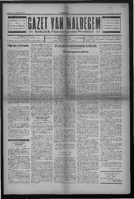 Gazet van Maldegem, 1932-08-07