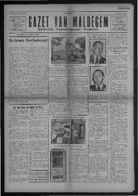 Gazet van Maldegem, 1933-08-20