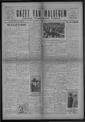 Gazet van Maldegem, 1933-05-07