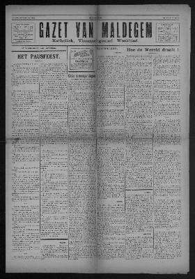 Gazet van Maldegem, 1933-02-19