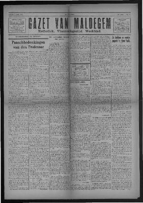 Gazet van Maldegem, 1933-04-23