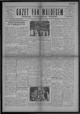 Gazet van Maldegem, 1933-08-06