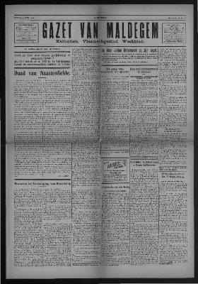 Gazet van Maldegem, 1933-04-02
