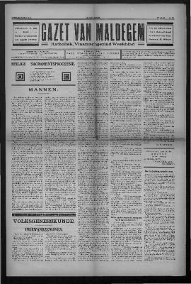 Gazet van Maldegem, 1932-05-29