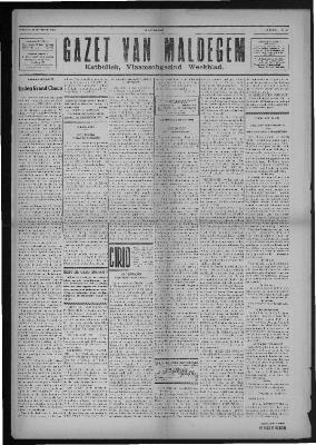 Gazet van Maldegem, 1934-10-21