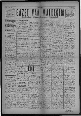 Gazet van Maldegem, 1934-04-15