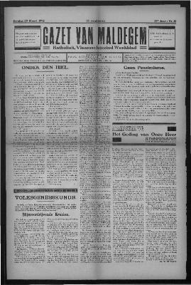 Gazet van Maldegem, 1932-03-20