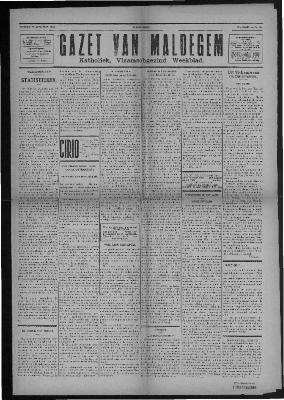 Gazet van Maldegem, 1934-08-26