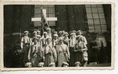 Boerinnenjeugdbond bij Bisschopshulde in Gent