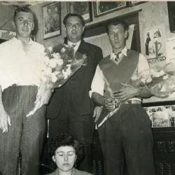 Huldiging krulbolkampioenen, Tack Robert, De Boever Adhemar, 1958