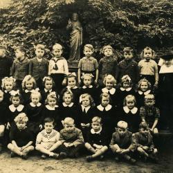 Schoolfoto Jongens 6e leerjaar, Waarschoot, 1962-1963