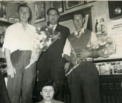 Huldiging krulbolkampioenen, Tack Robert, De Boever Adhemar, 1958