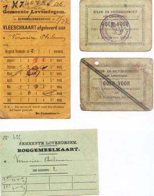 Vleeskaart / Brood / Roggemeel…
