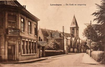 Café Burgslot en kerk