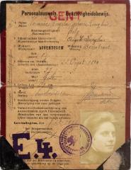 Eenzelvigheidskaart Angèle Langlais