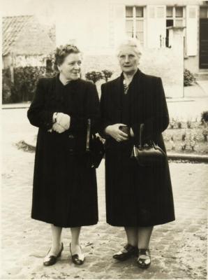 Elza Van Wynsberghe en Angèle Langlais