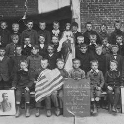 Schoolmeisjes, Kaprijke, 1914-1919