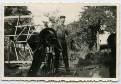 Bij de pikbinder, Evergem, 1967