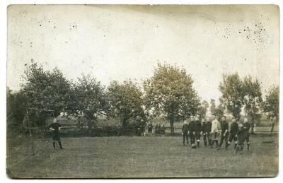 Jonge voetballers, ca. 1914, Knesselare