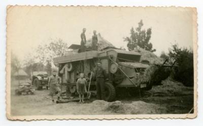 Dorsen met een dorsmachine, Kluizen 