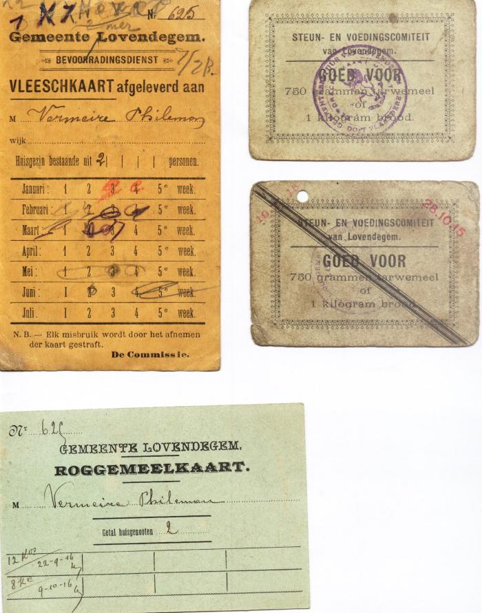 Vleeskaart / Brood / Roggemeel…