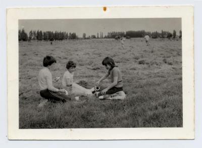 Kinderen in het hooi, Sleidingse Meersen