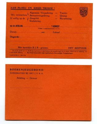 Aankondigingskaarten BJB