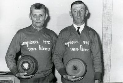 Kampioenen krulbol, Hollebosch Petrus en Van De Rostijne Roman, Rieme