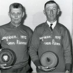 Kampioenen krulbol, Hollebosch Petrus en Van De Rostijne Roman, Rieme