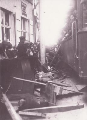 Ongeval met tram rond het jaar 1925, Assenede