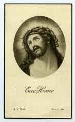 Bidprentje Gustaaf Dobbelaere, Evergem, 1942