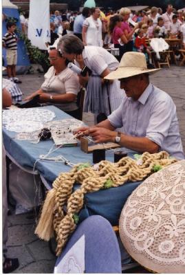 Kantklossen, Safarkesmarkt, Wachtebeke, 1982