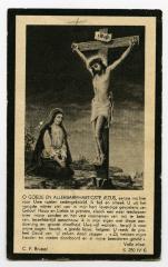 Bidprentje Oktaaf Cornelis Willaert, Evergem, 1937