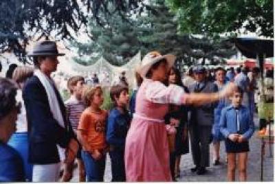 Sfeerbeeld, Safarkesmarkt, Wachtebeke, ca. 1982