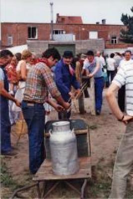 Sfeerbeeld, Safarkesmarkt, Wachtebeke, ca. 1982