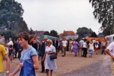 Sfeerbeeld, Safarkesmarkt, Wachtebeke, ca. 1982