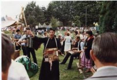 Straatzanger, Safarkesmarkt, Wachtebeke, 1982