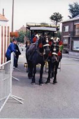 Paardentram, Safarkesmarkt, Wachtebeke, ca. 1982
