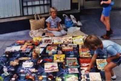 Kindermarkt, Safarkesmarkt, Wachtebeke, ca. 1982