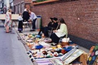 Rommelmarkt, Safarkesmarkt, Wachtebeke, ca. 1982