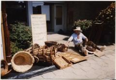 Mandenvlechter, Safarkesmarkt, Wachtebeke, 1994