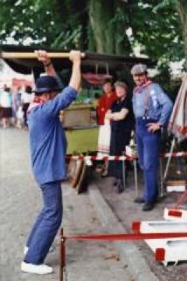 Kermisspel, Safarkesmarkt, Wachtebeke, ca. 1985