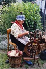 Spinnewiel, Safarkesmarkt, Wachtebeke, ca. 1982