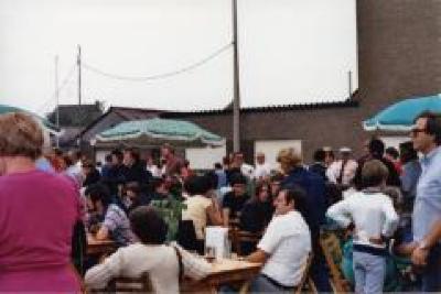 Sfeerbeeld, Safarkesmarkt, Wachtebeke, ca. 1982 