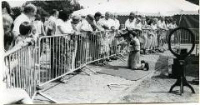 Sfeerbeeld, Safarkesmarkt, Wachtebeke, ca. 1990