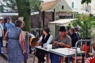 Sfeerbeeld, Safarkesmarkt, Wachtebeke, ca. 1982