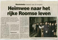 Krantenknipsel Safarkesmarkt, Wachtebeke, 2002