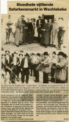 Krantenknipsel Safarkesmarkt, Wachtebeke, 1992