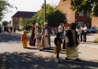 Drie koningen in de processie van Rieme, 2003(I)