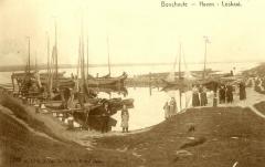 Postkaart Loskaai, Boekhoute, 1916